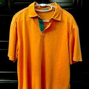Age of wisdom men’s polo. Color is orange and size is XL